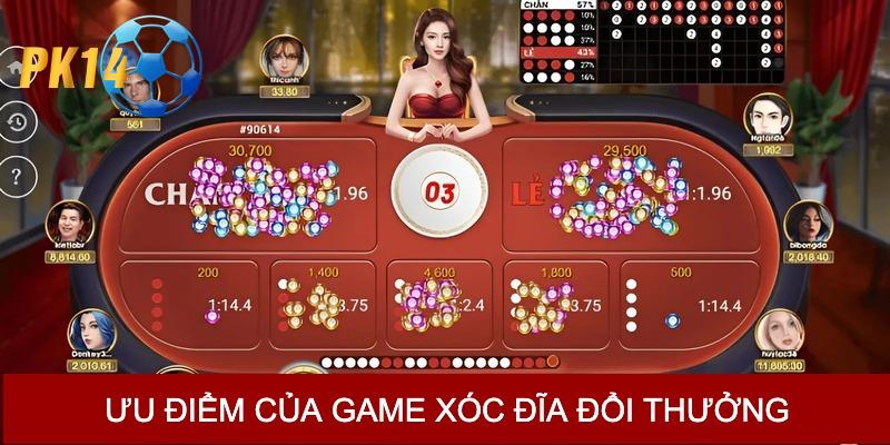 Game xóc đĩa đổi thưởng
